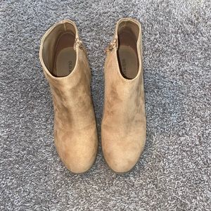 Old Navy Tan Ankle Booties
